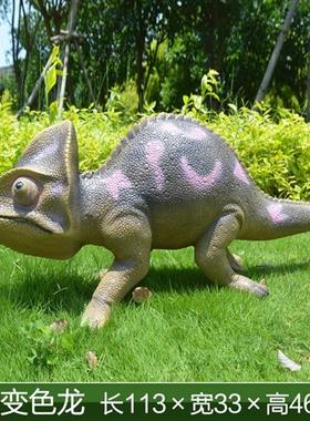 大型仿真恐龙雕塑模型玻璃钢户外霸王龙动物游乐公园景区装饰摆件