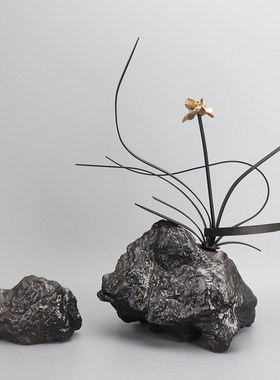 新中式摆b件北欧轻奢家居客厅电视柜玄关招财创意禅意现代软装饰