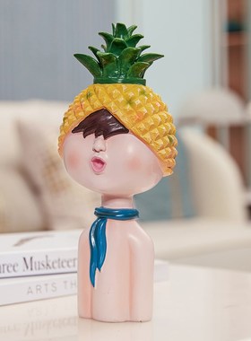 网红卡通小摆件可爱少女心男孩卧室儿童房间书柜布置装饰生日礼物