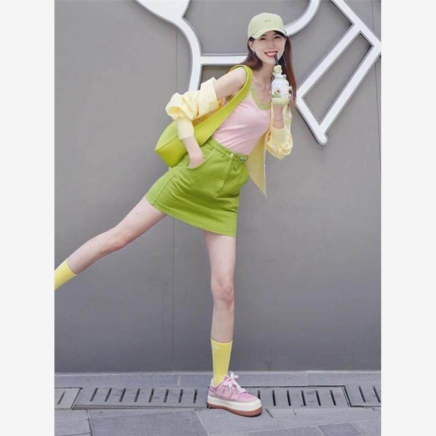 春季多巴胺穿搭套装女2025新款防晒衬衫吊带背心显瘦半身裙三件套,淘宝优惠券,粉丝福利购,淘宝优惠卷