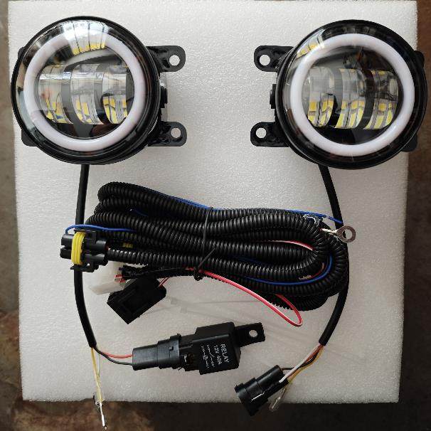 适用于 于23款24长城炮商用版前雾灯总成加装LED透镜双光日行灯杠,淘宝优惠券,粉丝福利购,淘宝优惠卷