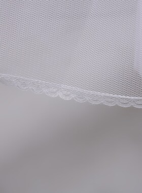 新款大号两层硬网无骨花童礼服裙撑公主裙演出服底裙 儿童撑32#白