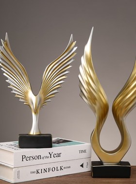 轻奢艺术摆件家居客厅电视柜酒柜摆设办公室书柜书架装饰品工艺品