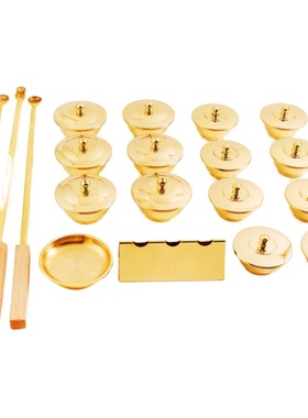 四季唐密 真言宗密教法具护摩法器 护摩法具 十供碗 五器八器茶碗
