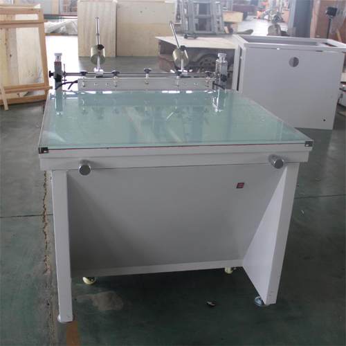 /厂家生产透明塑料薄膜手动丝印台带灯光玻璃台面尺寸可做 - 图0