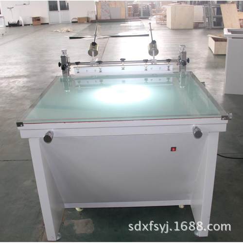 /厂家生产透明塑料薄膜手动丝印台带灯光玻璃台面尺寸可做 - 图2