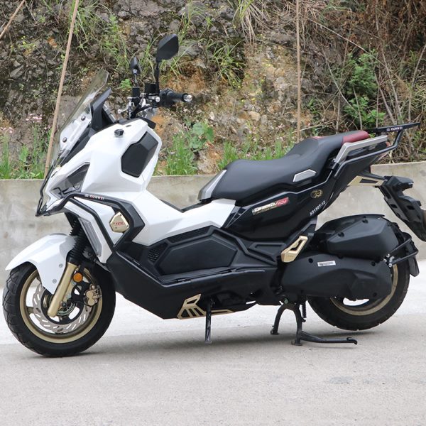 适用踏板车三阳哈士奇后挡泥 XS150T-12挡泥瓦后盾挡水板改装配件 - 图3