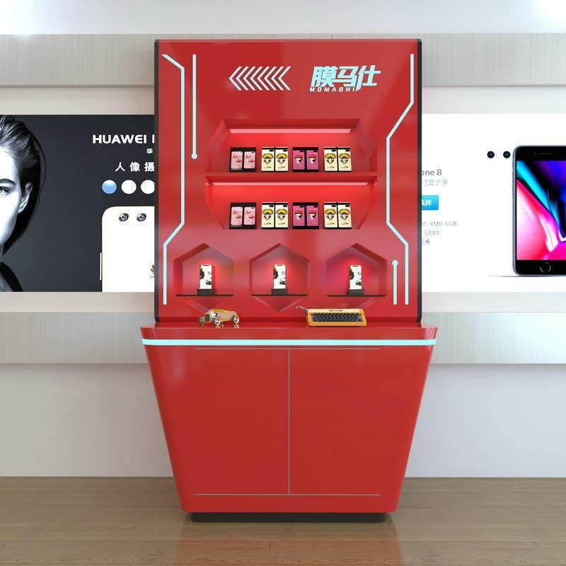 电子产品展示柜数码产品货架超市便利店陈列架落地式手机店铺展架,淘宝优惠券,粉丝福利购,淘宝优惠卷