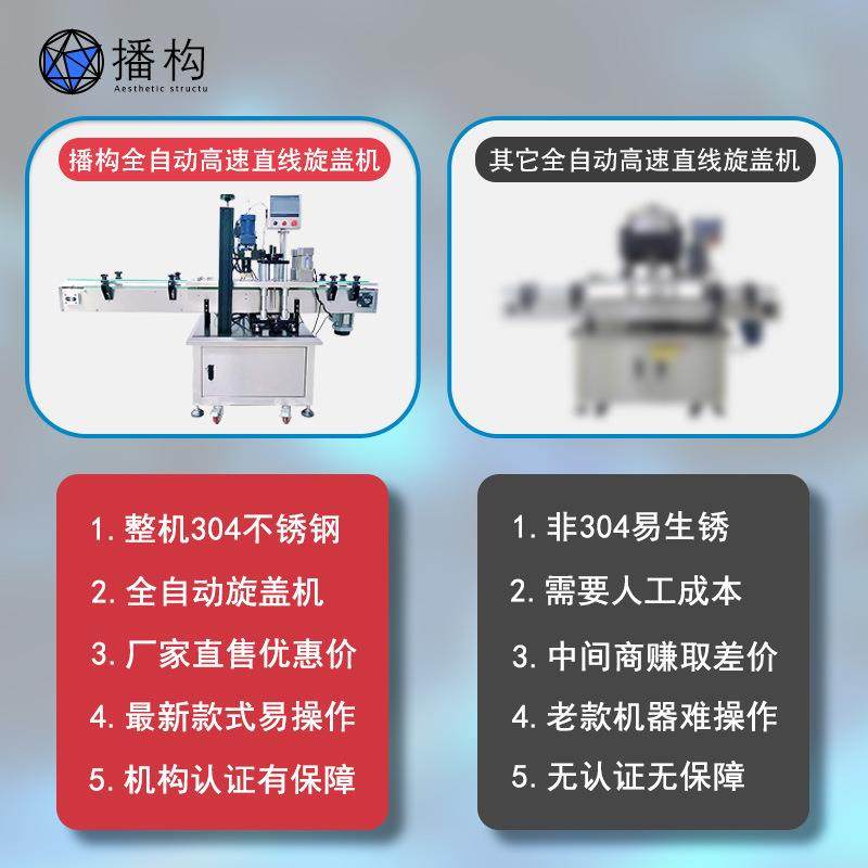 全自动直线旋盖机塑料玻璃瓶盖洗衣液立式搓盖机矿泉水封口拧盖机,淘宝优惠券,粉丝福利购,淘宝优惠卷