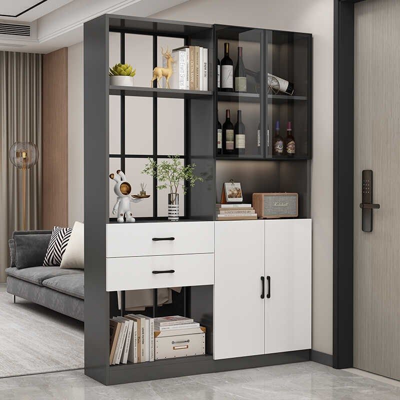 玄关柜屏风隔断新款客厅入户正对门遮挡轻奢置物架鞋柜一体门厅柜,淘宝优惠券,粉丝福利购,淘宝优惠卷