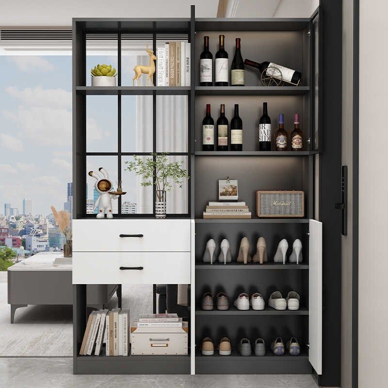 玄关柜屏风隔断新款客厅入户正对门遮挡轻奢置物架鞋柜一体门厅柜,淘宝优惠券,粉丝福利购,淘宝优惠卷