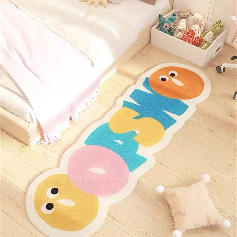 Creative Cartoon Rich Bedroom Home Bedside Floor Mat Carpet Bedside Blanket Non-slip Dirty Resistant Water-Absorbent Floor Mat Door Mat