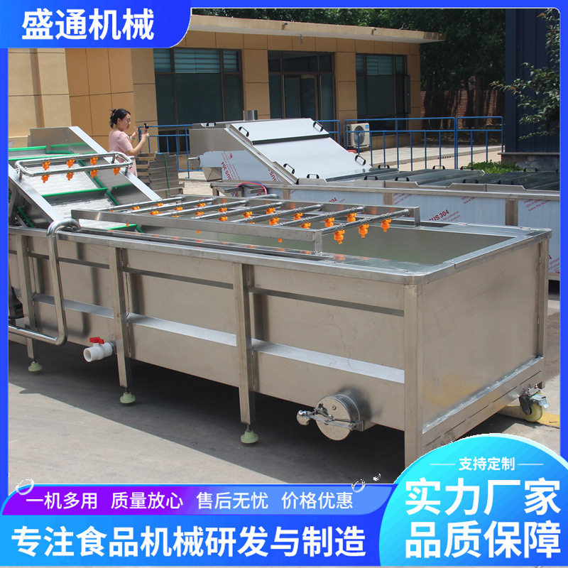 全自动樱桃气泡式清洗机 小型净菜加工生产线 蔬菜蓝莓鼓气泡清洗,淘宝优惠券,粉丝福利购,淘宝优惠卷