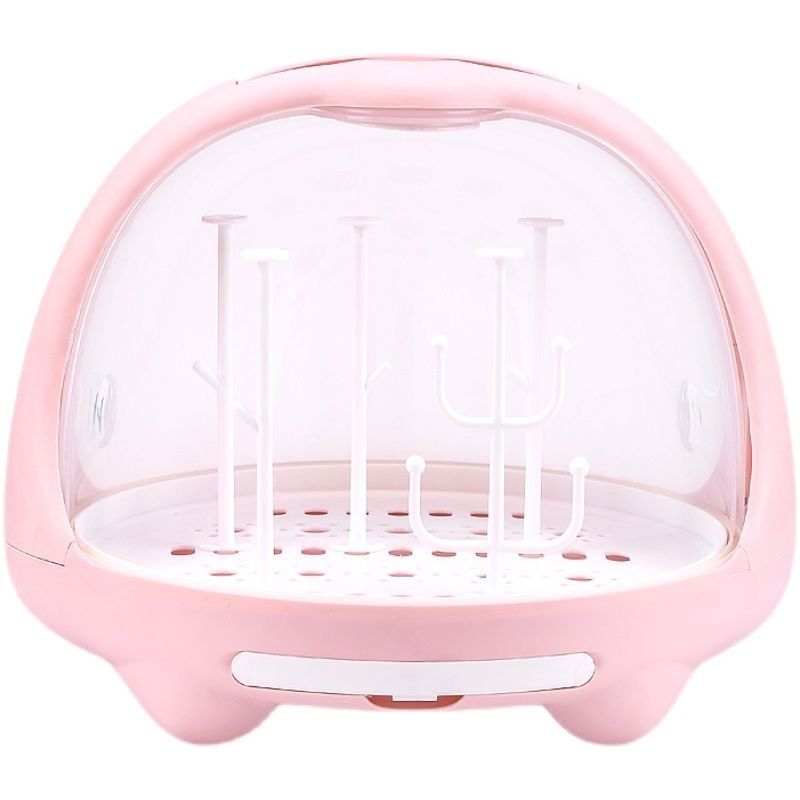 婴儿奶瓶收纳箱沥水带盖大号防尘放宝宝餐具晾干架储存辅食置物盒,淘宝优惠券,粉丝福利购,淘宝优惠卷