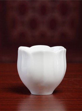 莲花供水杯陶瓷菩萨圣水杯观音佛像净水杯佛前供杯贡杯供水的杯子