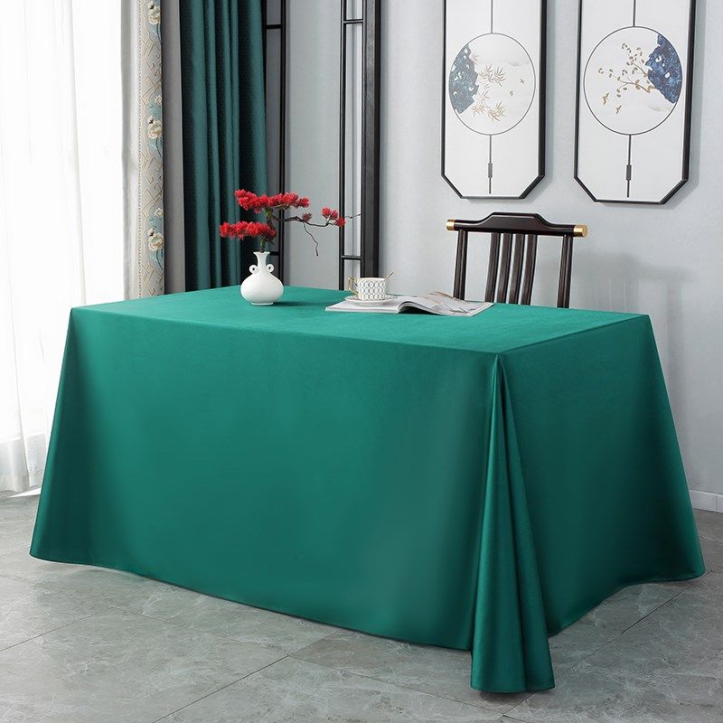 白色桌布轻奢高级感会议生日甜品台定制长方形酒店西餐厅缎面台布,淘宝优惠券,粉丝福利购,淘宝优惠卷