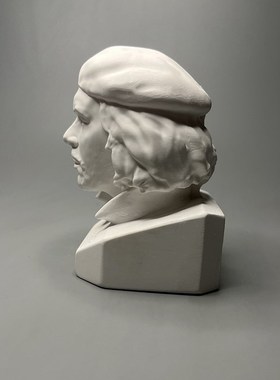 切格瓦拉古巴英雄人物石膏雕塑桌面酒柜书架家居装饰摆件纪念品