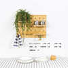 Living room shelf wall storage wall bedroom board board kitchen wall Nordic solid wood hole one-word wooden custom