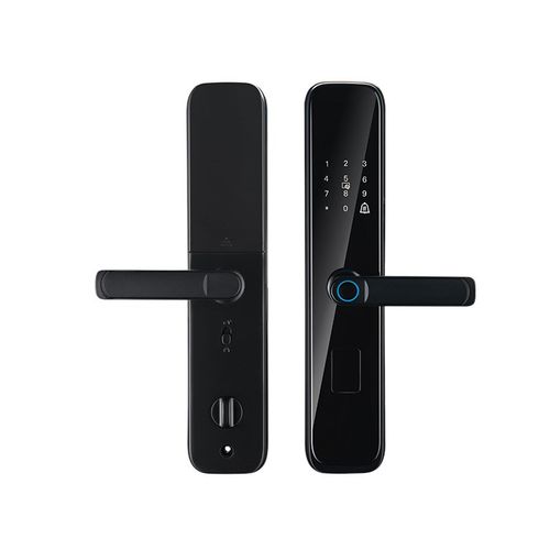 一握即开指纹锁家用入户防盗门锁室内木门涂鸦感应电W子密码智能 - 图3