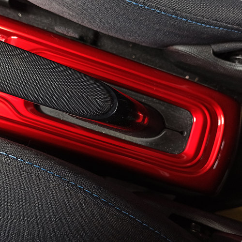 适用于五菱宏光MINI内饰中控台排挡位手刹面板框亮片宏光mini改装 - 图3