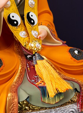 道家神像披风斗篷披肩霞帔龙冠凤冠太极八卦霞披头饰挂饰堂口装饰