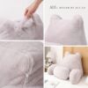 Bedside pillow children's bed reading n book back cushion artifact boy and girl bay window reading backrest waist protector soft neck protector