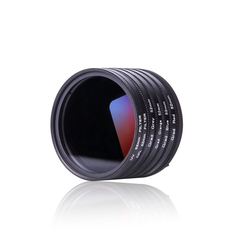 52mm CPeL渐变红/蓝/橙/灰滤镜UV套装适用GoPro 5/7/9/10/11/12/1 - 图3