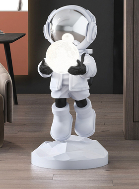 轻奢宇航员落地摆件客厅大型家居饰品电视柜旁太空人乔迁新居礼品