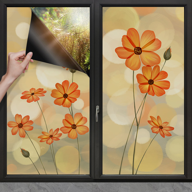 网红遮光玻璃贴纸防窥膜遮阳膜阳台可移门窗贴全遮光卧室遮挡神器,淘宝优惠券,粉丝福利购,淘宝优惠卷
