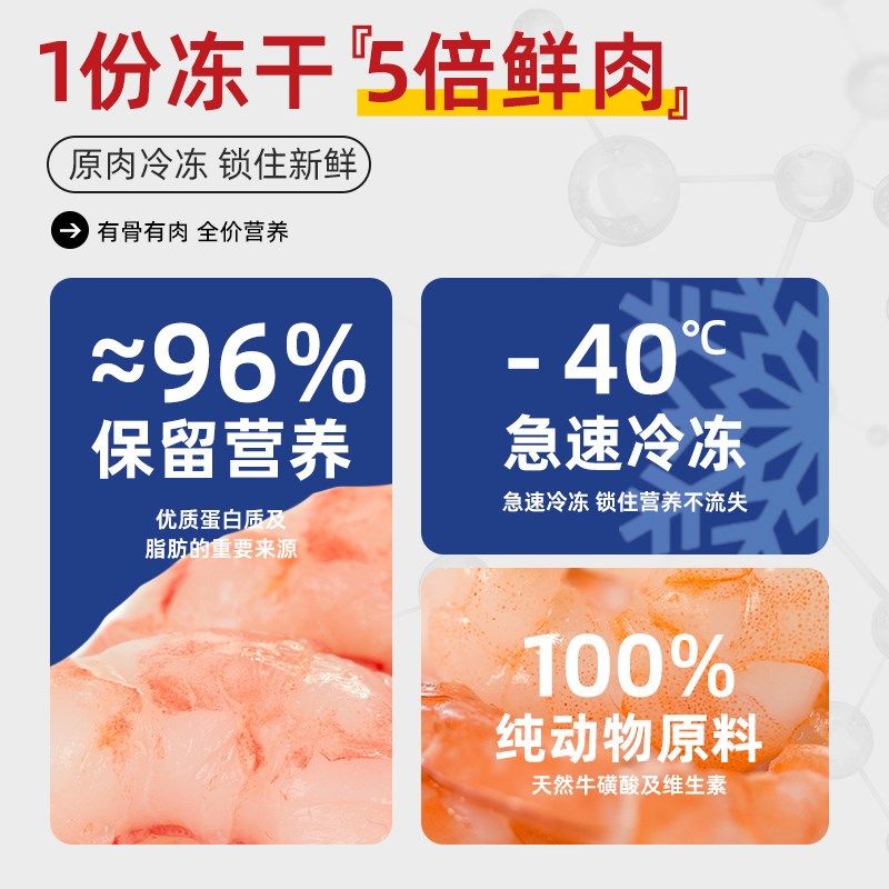 猫零食冻干磷虾补钙增肥幼猫营养猫粮小鱼干虾干南极磷虾营养增肥,淘宝优惠券,粉丝福利购,淘宝优惠卷