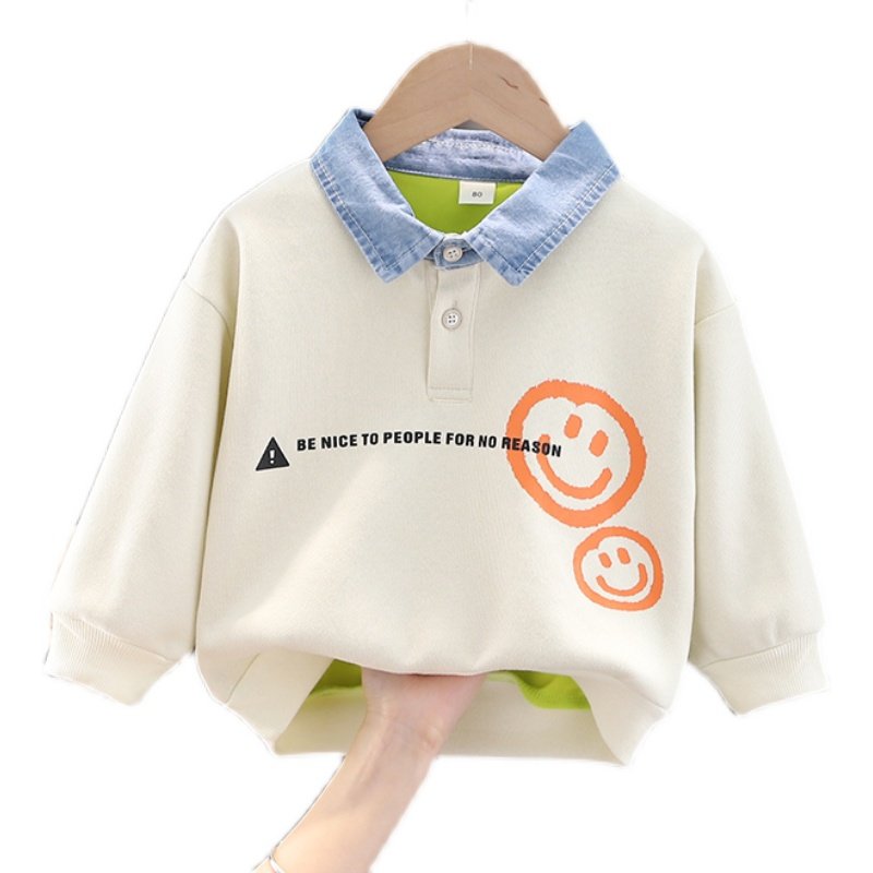 儿童长袖T恤翻领POLO衫春装春秋童装男童宝宝打底衫小童婴儿上衣,淘宝优惠券,粉丝福利购,淘宝优惠卷