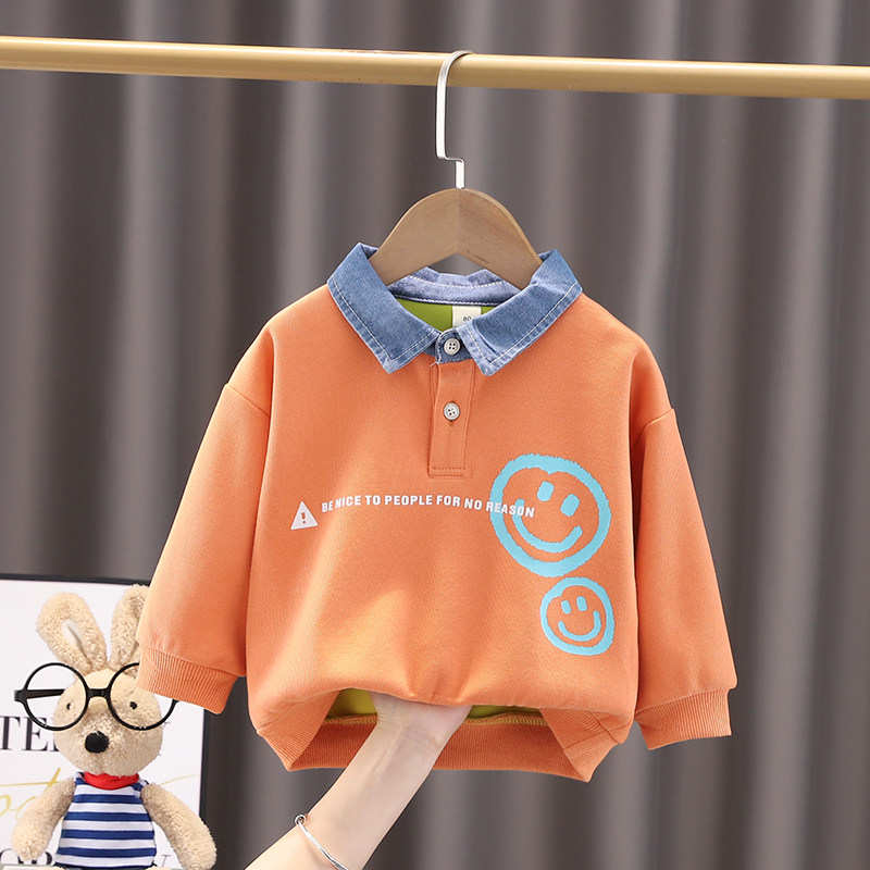 儿童长袖T恤翻领POLO衫春装春秋童装男童宝宝打底衫小童婴儿上衣,淘宝优惠券,粉丝福利购,淘宝优惠卷