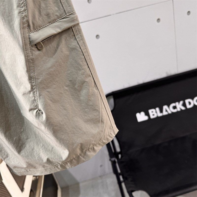 夏季薄款松紧腰短裤男立体剪裁纯色百搭沙滩裤时尚帅气速干五分裤,淘宝优惠券,粉丝福利购,淘宝优惠卷