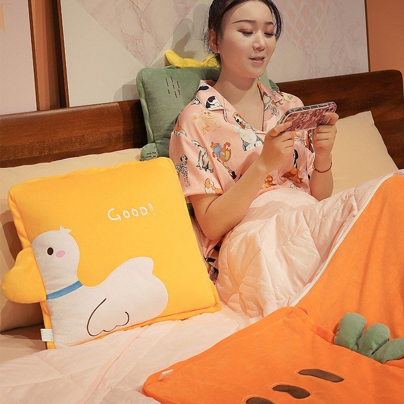 抱枕被子两用办公室午睡毯子枕头车载被子二合一加厚夏凉被靠垫,淘宝优惠券,粉丝福利购,淘宝优惠卷