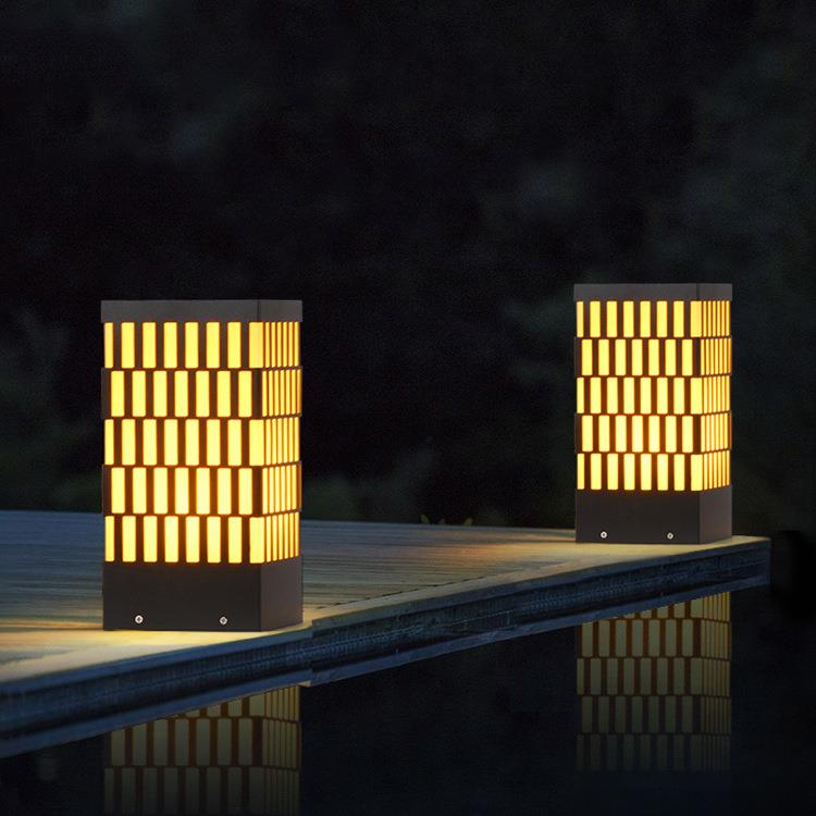 草坪灯户外防水庭院灯别墅花园草地灯小区室外景观灯现代中式柱灯 - 图0