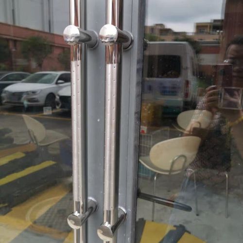 加厚玻璃门把手拉手中式大拉手大门圆形现代推拉门拉丝 - 图2