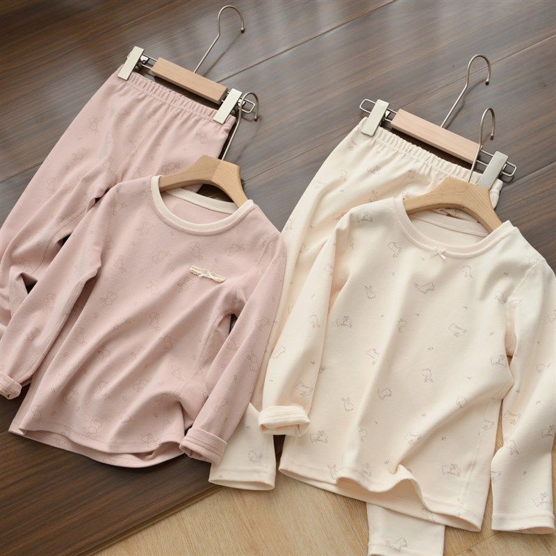 A类 儿童精梳纯棉内衣套装 女童保暖秋衣秋裤 中大童 秋冬款童装,淘宝优惠券,粉丝福利购,淘宝优惠卷