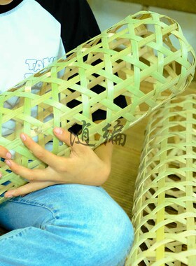 竹夫人抱枕手工竹编制夏卧室凉透气床上女生睡觉夹脚夹腿长条枕