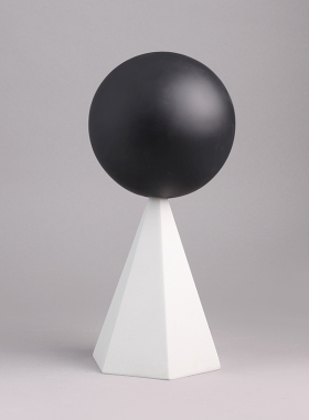 北欧莫兰迪色系立体几何图形摆设品客厅玄关简约轻奢艺术装饰摆件