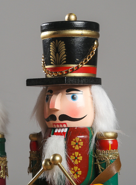 创意胡桃夹子木偶士兵摆件公仔玩偶欧式复古咖啡客厅酒吧家居摆设