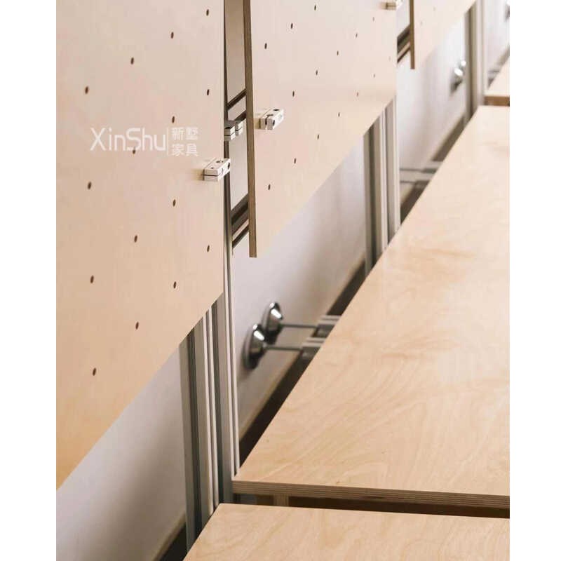 Wall-mounted marine board storage rack decorative background board profile hole board display display rack commercial jewelry tool table