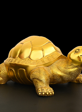 纯铜乌龟摆件 三代龟小金龟 铜器千年龟长寿龟动物铜雕 金钱龟