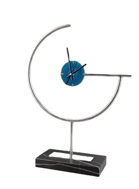 新中式金属大理石表样板房样品屋展示中心卧室书房客厅饭厅电视柜