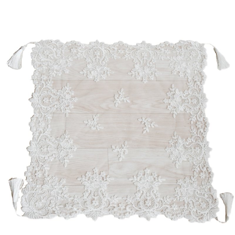 新款蕾丝床头柜盖布圆柱空调防尘罩电视沙发洗衣机圆桌多用盖巾,淘宝优惠券,粉丝福利购,淘宝优惠卷