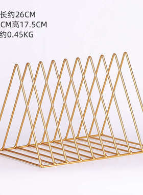 书立装饰b品办公室实用简约书挡现代金属书桌创意书靠摆书房欧式
