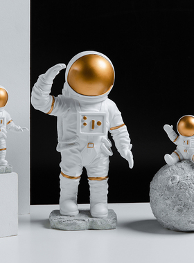 北欧创意宇航员摆件太空人客厅酒柜电视柜儿童房样板房家居装饰品