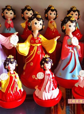 网红不倒翁小姐姐西安文创旅游纪念品小礼物陕西特色礼品摆件生日