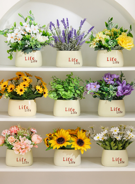 仿真假客厅餐桌装饰家居玄关茶几艺摆设级感道具