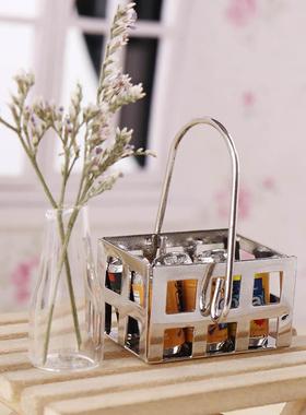 迷你仿真拉罐饮料啤酒瓶子实心装饰小摆件可乐汽水瓶罐装酒水咖啡