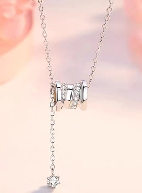 YELFSO日韩小蛮腰项链女轻奢小众设计百搭高级生日礼物送闺蜜女友